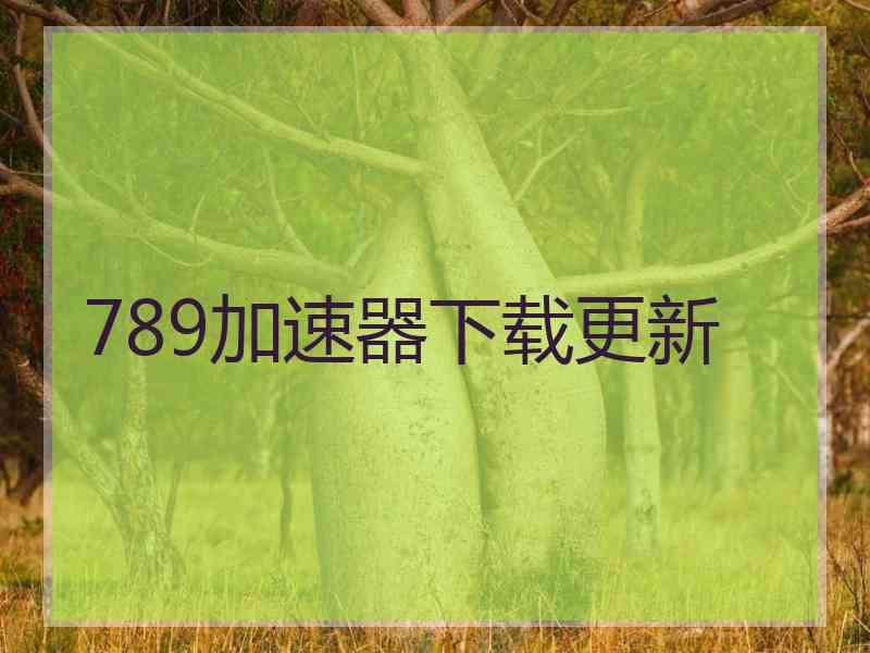 789加速器下载更新