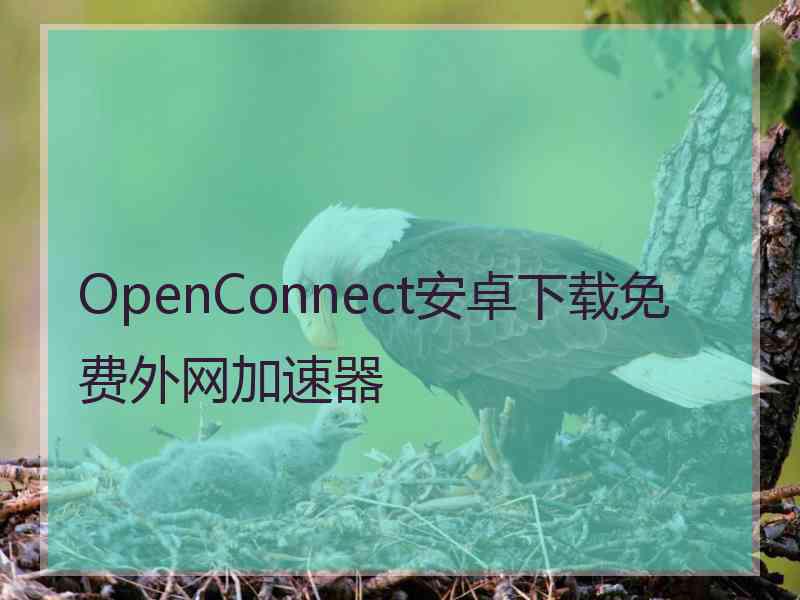 OpenConnect安卓下载免费外网加速器