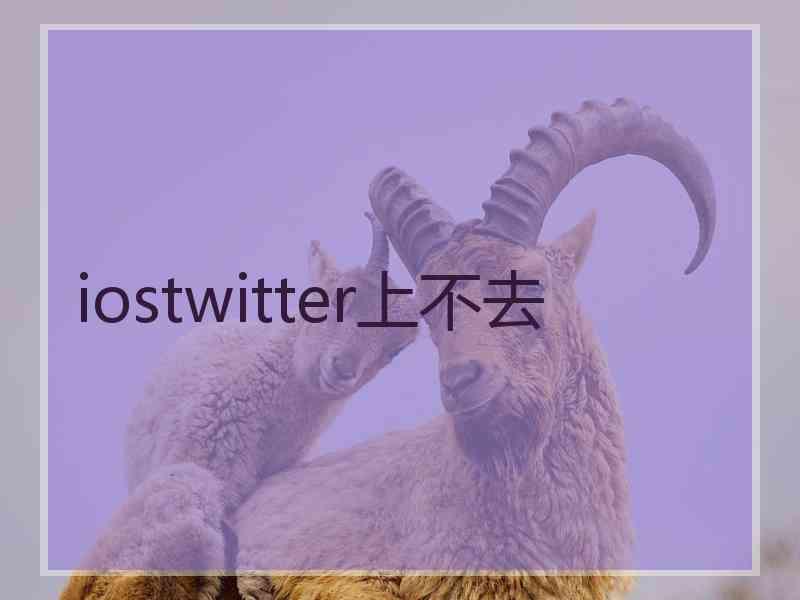 iostwitter上不去