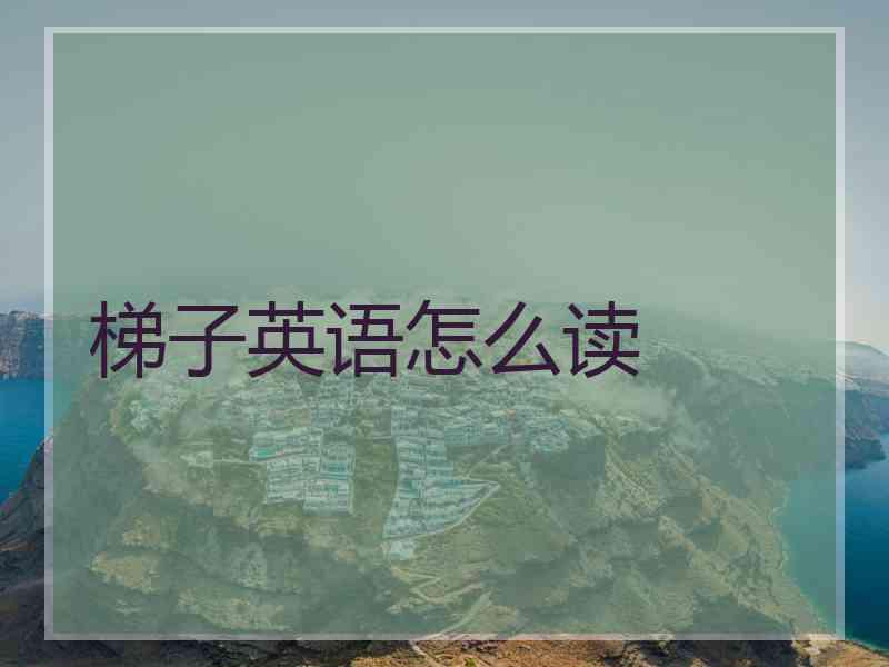 梯子英语怎么读