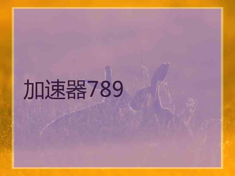 加速器789