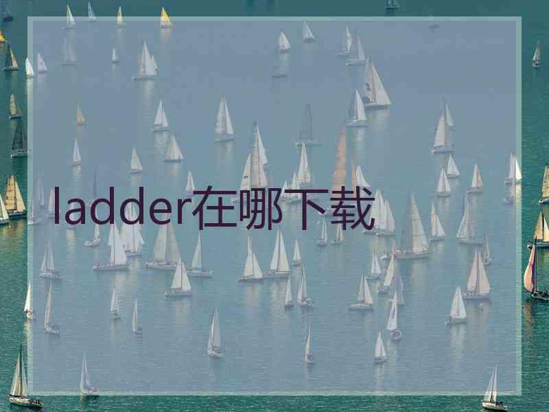 ladder在哪下载