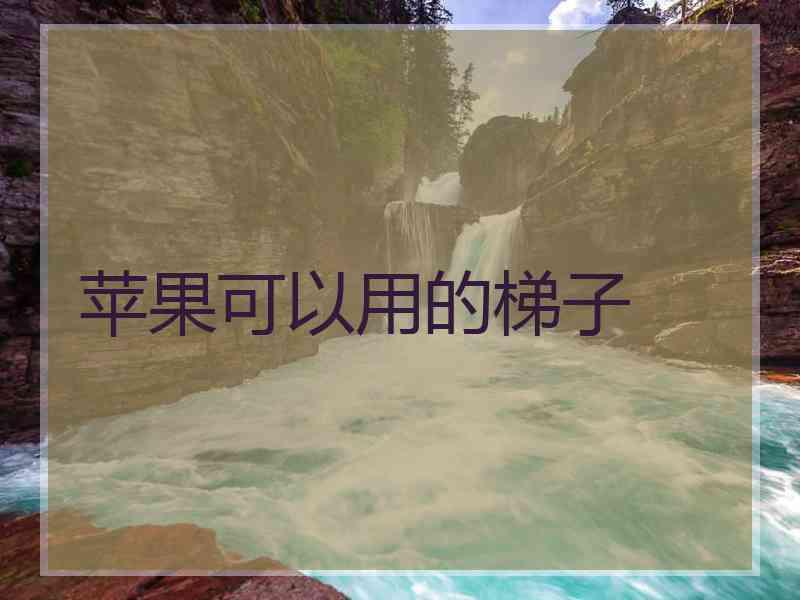 苹果可以用的梯子
