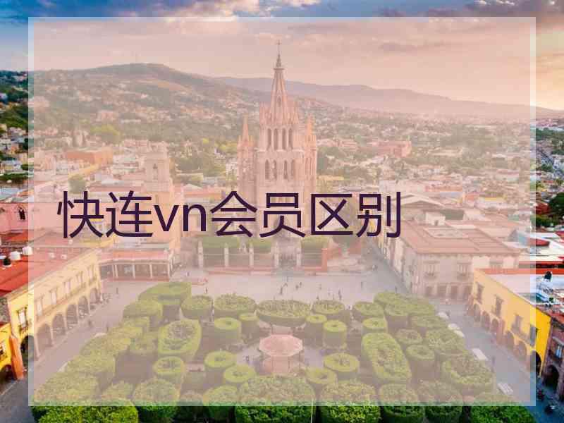 快连vn会员区别