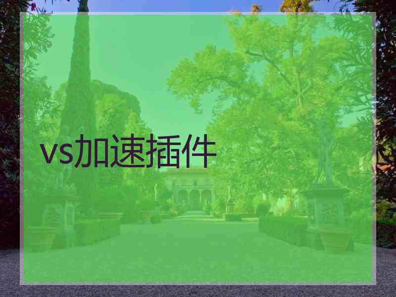 vs加速插件