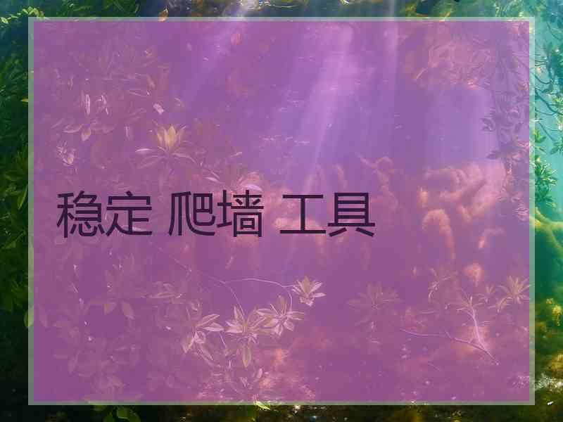 稳定 爬墙 工具