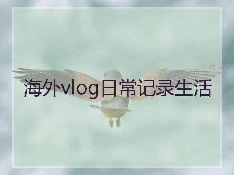 海外vlog日常记录生活