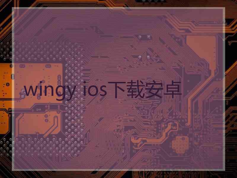 wingy ios下载安卓