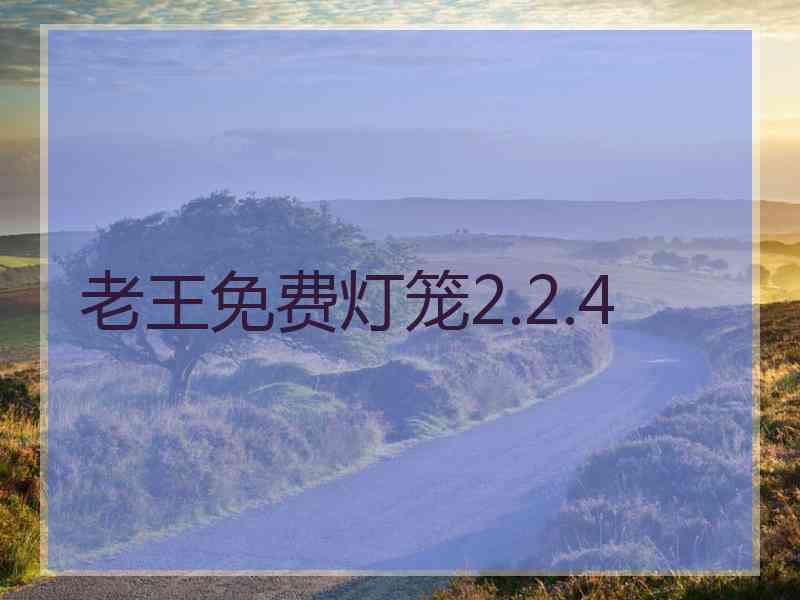 老王免费灯笼2.2.4